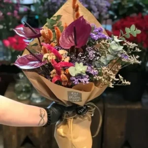 Buquê de Flores com Antúrio