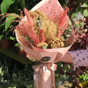 Buquê de Flores Desidratadas Rosas