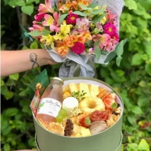 Buquê de Flores com Platter