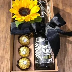 Girassol com Cerveja e Chocolate