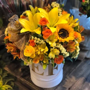Arranjo de Flores em Caixa Grande