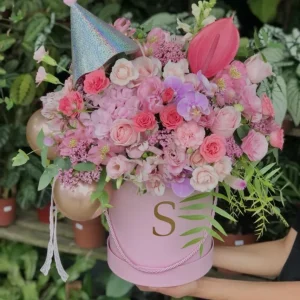 Box de Flores com Balões