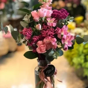 Arranjo de Flores Rosa