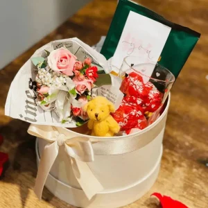Box com Lindt, Café Orfeu e Bouquet