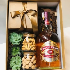 Box com Whisky e Nuts